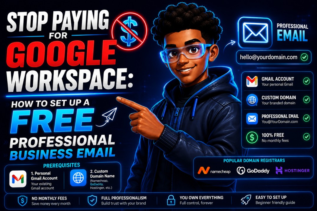 Stop Paying for Google Workspace: How to Set Up a Free Professional Business Email